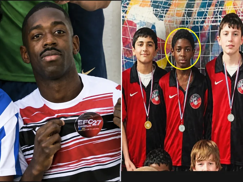 Dembele trưởng thành từ bóng đá Pháp, sớm gây chú ý nhờ tốc độ, kỹ thuật và khả năng chơi bóng bằng hai chân.
