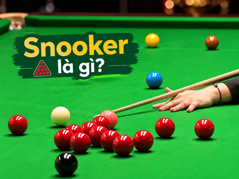 Snooker là môn thể thao dùng cơ ra đời từ cuối thế kỷ XIX, nổi bật với bàn lớn và cách chơi chiến thuật.