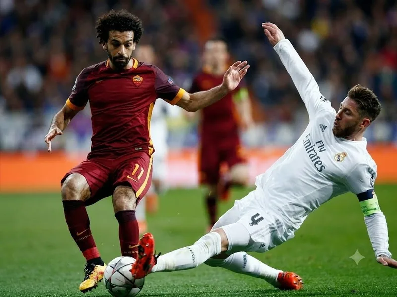 Sergio Ramos gây ấn tượng với những pha xoạc bóng mạnh mẽ