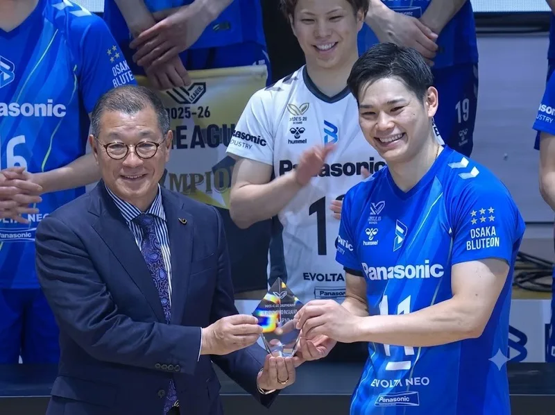 Yuji Nishida giành Championship MVP cùng Osaka Bluteon mùa 2025/26